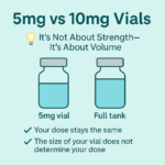5mg vs 10mg Vials of Semaglutide or Tirzepatide: What’s the Real Difference?